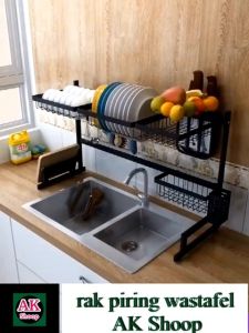 KR10 Rak Cucipiring Moderen Rak Wastafel Minimalis Ukuran 65 cm