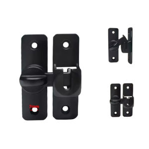 Sliding Door Lock 90 Degree Door Latch Stainless Steel Anti-theft Safety Door Bolt