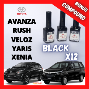Cat Mobil Oles Toyota Black Hitam X12 Penghilang Goresan Baret Lecet Body Bodi Mudah Murah