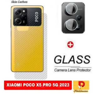 PROMO PAKET 2 INC 1 Garskin XIAOMI POCO X5 PRO 5G / POCO M5 5G 2022 Anti Gores Bagian belakang