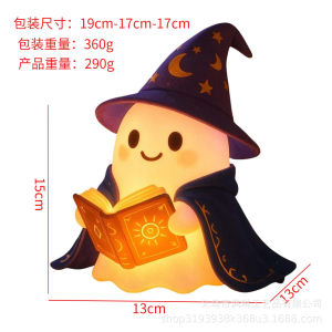 New Halloween Ghost Table Lamp Battery Operated Decoration ghost reading book lamp Ghost
