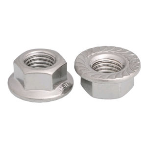 UNC 1/4-20 5/16-18 3/8-16 1/2-13 304 Stainless Steel American Standard Hexagon Flange Nuts Pinking Slip Locking Lock Nut