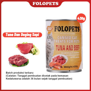 【FOLOPETS】430gr Makanan Kucing Kaleng Life Cat Wet Can Kitten Adult (9 rasa)