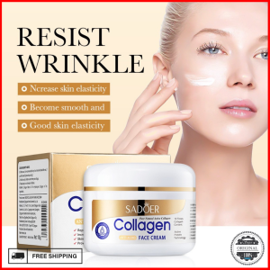 Original Sadoer Collagen Face Cream Wrinkle Spot Remover Anti-Aging Whitening Melasma Cream 100g
