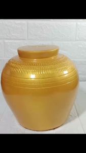 #ออมสินไหเงิน& ไหทอง # ไหออมทรัพย์ #ใบใหญ่ๆ ไซส์ L ขนาด 21x21x21 cm (กxยxส)