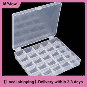 【Local shipping】 25 36 Spools Bobbins Sewing Machine Empty Bobbin Case Organizer Storage Box