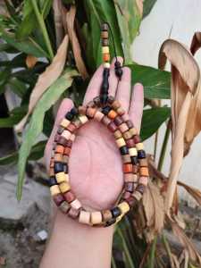 Tasbih Kombinasi Kayu Bertuah Nusantara Model Tabung