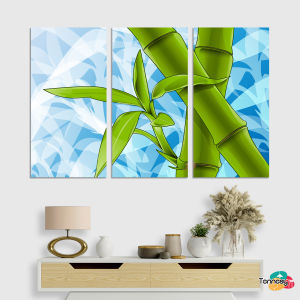 TENNESY HIASAN DINDING BAMBU BAMBOOO SET 15x30CM SET 3 PANEL WALL DECOR DEKORASI DINDING PEMANDANGAN