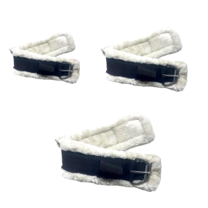 Elastic English Girth Fleece Horse Cinches Breathable Horse Girth Western Saddles Accessories For Training Easy to Use