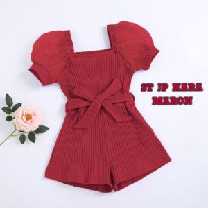 9 Shop Jumpsuit Anak Balita Jumpsuit Model Terbaru KARRAA Jumpsuit Usia 3-9 Tahun Model Korea Bahan Halus Melar Fashionable Menarik Trendyy