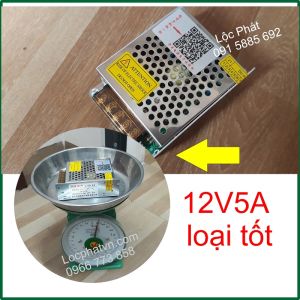 Nguồn tổ ong 12V 5A Model: S – 60 - 12 N12V5A
