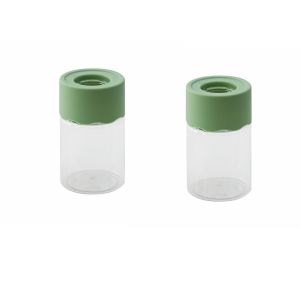 WEHUAN 2pcs Plastic Hydroponic Flower Pot Simple Transparent Clear Plant Vase Home Decoration Minimalist Flowerpot Indoor Use