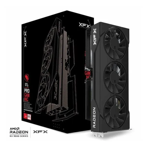 # XFX Swift AMD Radeon RX 9060 XT OC Triple Fan Gaming Edition [ BLACK / WHITE ] 16GB GDDR6 #