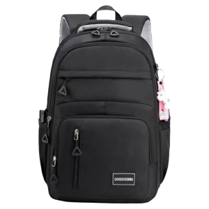 ABC BAGS#44007 Trendy bag large capacity nylon 16inches backpack for girls simple and stylish suitable for Women
