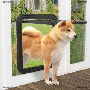 [COD] jiameitan Dog Screen Door CatsScreen Door Pet Screen Door Flap Opening Dog Door For Screen Door Magnetic Self-Closing Screen Door For Dogs Cats
