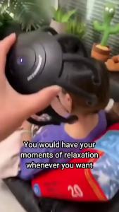 Ultra Scalp Massager - 2023 New Electric Head Hair Massager Vibrating Scalp Stress Relax 360 Degree Head Cordless Automatic Scalp Massager Scratcher 8-Frequency Contacts 3 Modes Massager (Black)