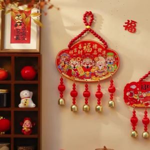 2026 Horse Year Door Hanging Decoration Chinese New Year Shaped Wall Ornament PVC Board Home Decor