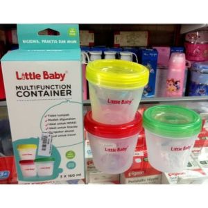 [ BISA COD ] Little Baby Food Container / tempat simpan makanan bayi/ box makan/ box bepergian/ makanan/ cup/ bpa free