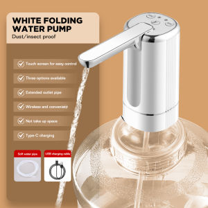 Dreepor Portable Automatic Water Pump Foldable Electric Water Dispenser USB Charging Foldable Water Bottle Pump