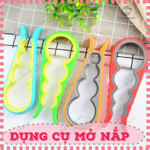 Dụng Cụ Mở Nắp Chai Lọ 4 trong 1 - Mở Nắp Hộp Siêu Nhanh - Dụng Cụ Nhà Bếp Đă Năng Tiện Lợi