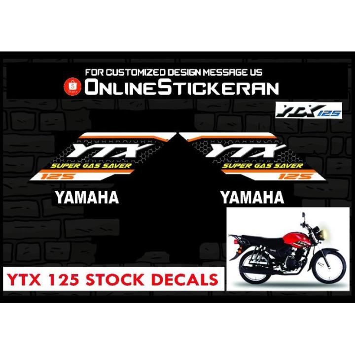 Yamaha YTX 125 Decals/Stickers | Lazada