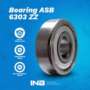 Laker Bearing 6303 ZZ Asb Bearing Roda Belakang N max New Old INB Original Asb