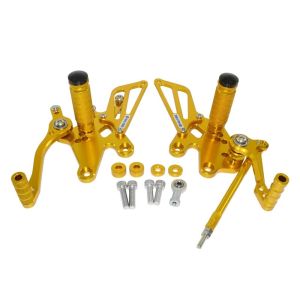 Motorbike For Kawasaki Ninja 250R EX 250 R 2008 2009 2010 2011 2012 CNC Adjustable Rider Rear Sets Rearset Footrest Foot Rest Pegs