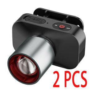 IPX4 Telescopic Headlight Flashlight rechargeable heavy duty Waterproof Charging USB Portable