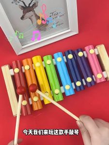 Alat Muzik Kanak Kanak Wooden Xylophone Toy Mainan Pendidikan Montessori Musical Instrument Early Learning