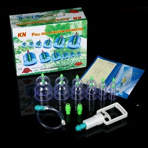 【COD】Vacuum Cupping Machine Household Set Of Suction Type Gas Tank Medical Chinese Medicine Special To Moisture Cupping Non-Glass Products Shoulder Neck Back Relieve Fatigue Stimulate Pain Health Care Supplies