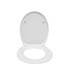 UF toilet lid White Toilet Seat Cover Pad Universal Standard Size Durable O Tpye Bathroom
