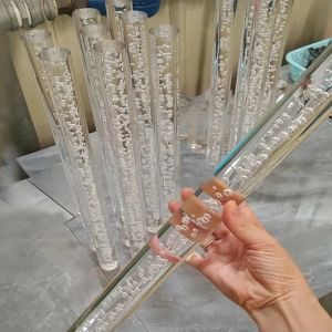 Transparent Clear Bubble Acrylic Rod Bar Rod PMMA Columns
