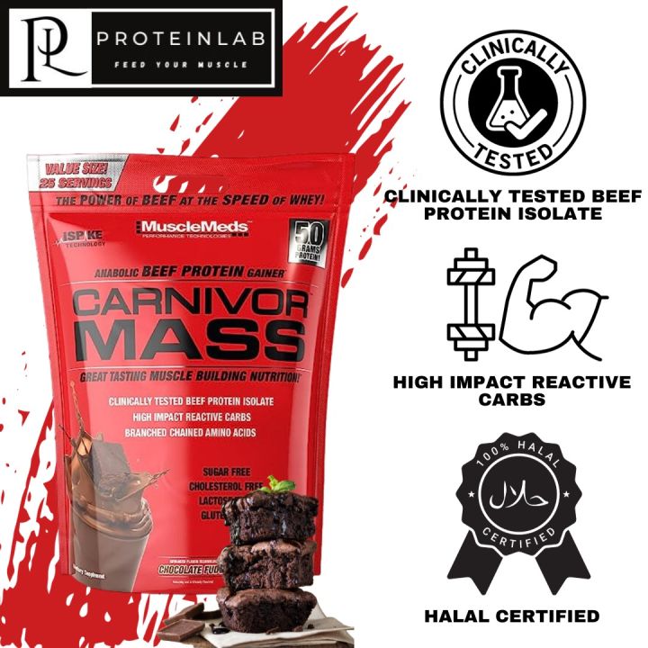 MuscleMeds Carnivor Mass Beef Protein (10LBS)