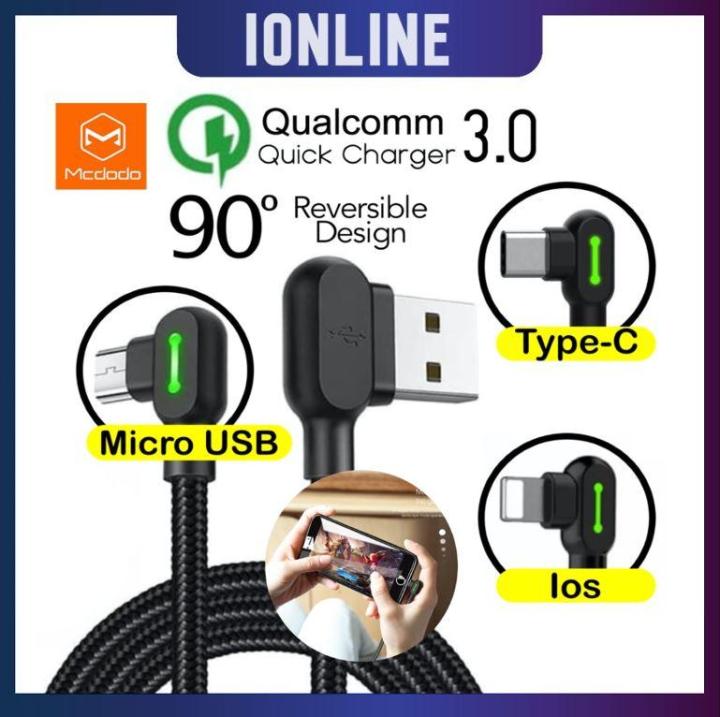 #Readystock ORIGINAL MCDODO Gaming LED 90 Degree IOS