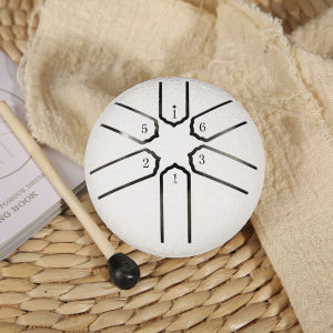Childrens portable mini ethereal drum 3-inch 6-point steel tongue drum percussion instrument