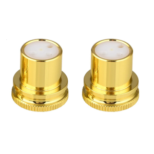 2PCS Shielded Connectors Covers Noise Stopper Caps for XLR Interfaces with Anti Interferences Designing