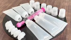 20 PCS Empty Lip Gloss Tubes - 10ml Clear Lip Balm Tubes with 5ml Syringes - Refillable Squeeze Lip Balm Containers -Cosmetic Soft for DIY Lip Gloss and Travel Toiletries