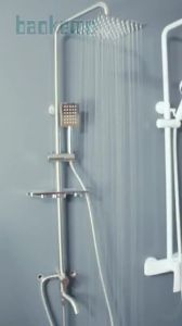 IGDL มาเลเซียเครื่องทำน้ำอุ่นทันทีชุดฝักบัวเรนชาวเวอร์สามฟังก์ชั่น304ชุดฝักบัวสแตนเลสเชื่อมต่อกับฝักบัวเครื่องทำน้ำอุ่น