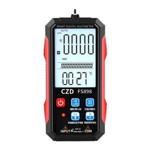 6000 Count Rechargeable Multimeter Voltmeter Ammeter Ohmmeter True RMS AC/DC Ohm Hertz Capacitor Diode NCV