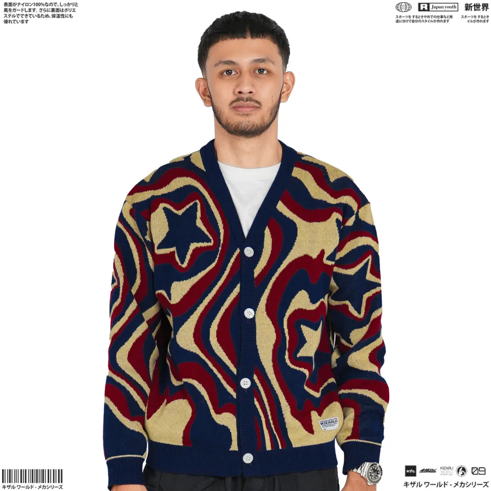 KIZARU Cardigan Knitwear TATSUYA
