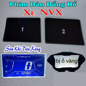 {combo} phim dán đồng hồ xe nvx 125 - 2017 - 2019 ố vàng dán lên đẹp đồng hồ zin