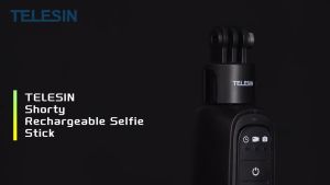 TELESIN Gopro Shorty Rechargeable Selfie Tripod Remote Control for GoPro Hero 13 12 11 10 9 MAX