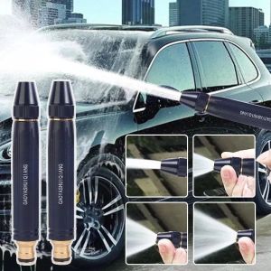 Semprotan Air Warna Hitam Spray Ujung Selang Kran Cuci Motor Mobil Murah