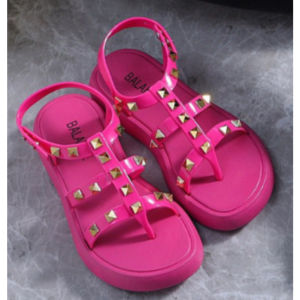 Sandal Platform Anak Wanita Balance Motif Pernik Tali Pyramid 2026-M