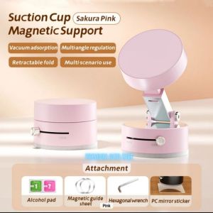 ALBATROSS Dudukan Magnet Hp | Phone Holder Tempel Vakum Magnet | Bisa Lipat / Vacuum Magnetic Phone Holder