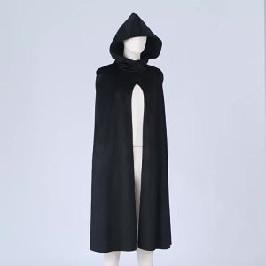 Halloween Wizards Cloak   A stage performance costume of the Medieval Grim Reaper with an open-front cloak Cosplay Anime merchandise for men