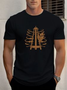 Streetwear Graphic Tee Easel Printing 100% Cotton Summer Round Neck T-shirt Casual Breathable Daily Cool T Shirt