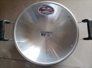 Wajan Aluminium Berkualitas Tinggi No 22 Bahan Tebal Berkualitas Tinggi Nyaman Di Gunakan