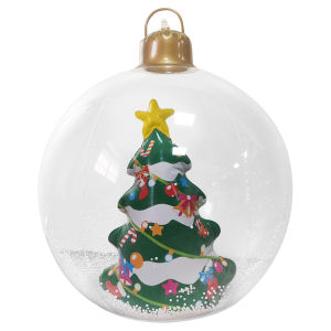 Christmas Luminous Inflatable Decorative Ball Giant Inflatable Ball Ornaments Outdoor Balloon Ornament for Outdoor Garden Decor [Winnereco Lifestyle]