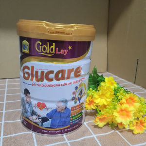 Sữa bột Goldlay Glucare lon 900g bổ sung dinh dưỡng cho người già người tiểu đường